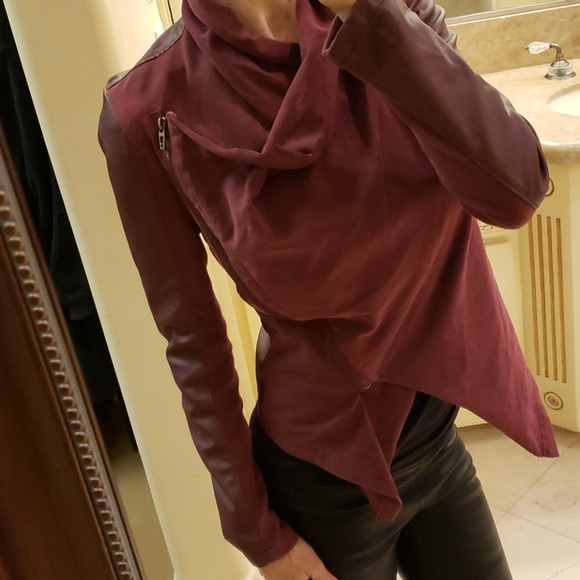 [BLANKNYC] faux leather & cotton jacket, XS - Picture 14 of 16